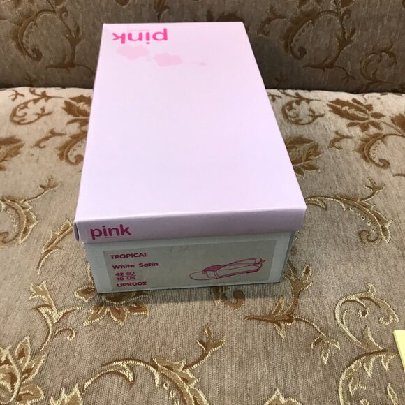 Dye-Able White Satin BLING Toe Thong Sandals, Formal Elegant Wedding Comfortable - Picture 13 of 16